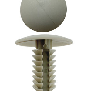 Holden & Ford - Christmas Tree Clip Grey 17.4mm Across Flat