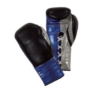 Blue/Black And Gray Fighter Gloves
