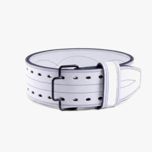 Ized White Power Weightlifting Belt